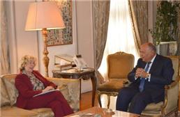 وزير الخارجية يؤكد أهمية البناء على الزخم في العلاقات بين مصر وايطاليا